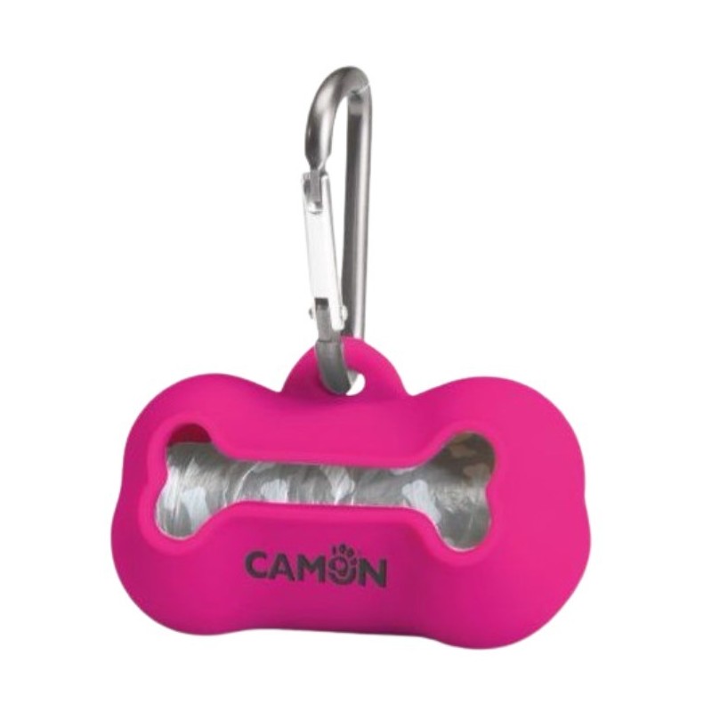 CAMON Pojemnik na Worki Silikonowy - Fuksja
