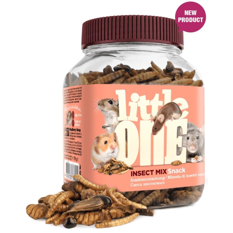 LITTLE ONE Przekąska Mix Owadów 75g
