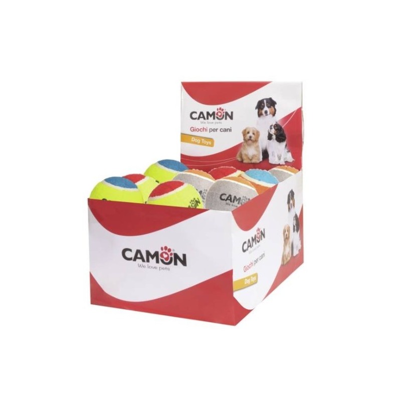 CAMON Piłeczka Tenisowa Kolorowa 1 szt. 9 cm