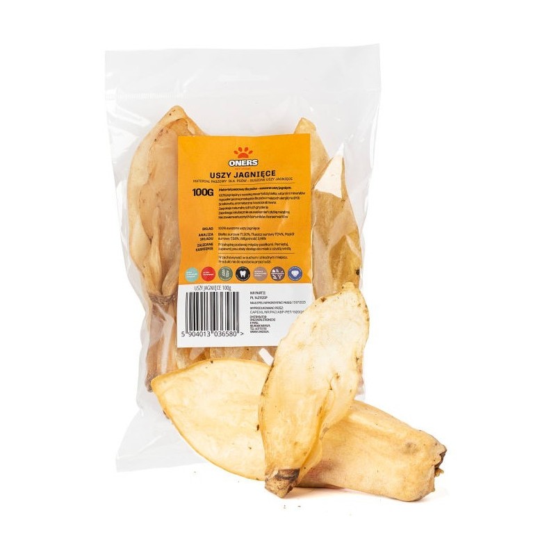 ONERS Uszy Jagnięce 100g