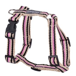 AMIPLAY Szelki Guard Popular - czarno-różowy M