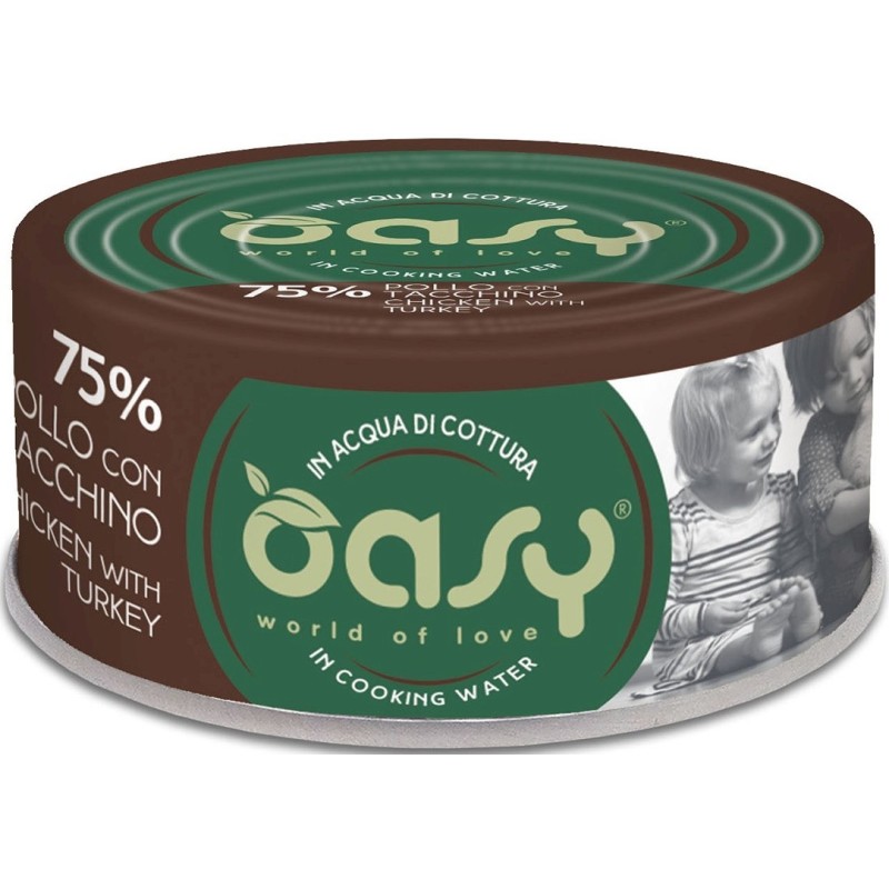 OASY Kot Kurczak z indykiem 70g (puszka)