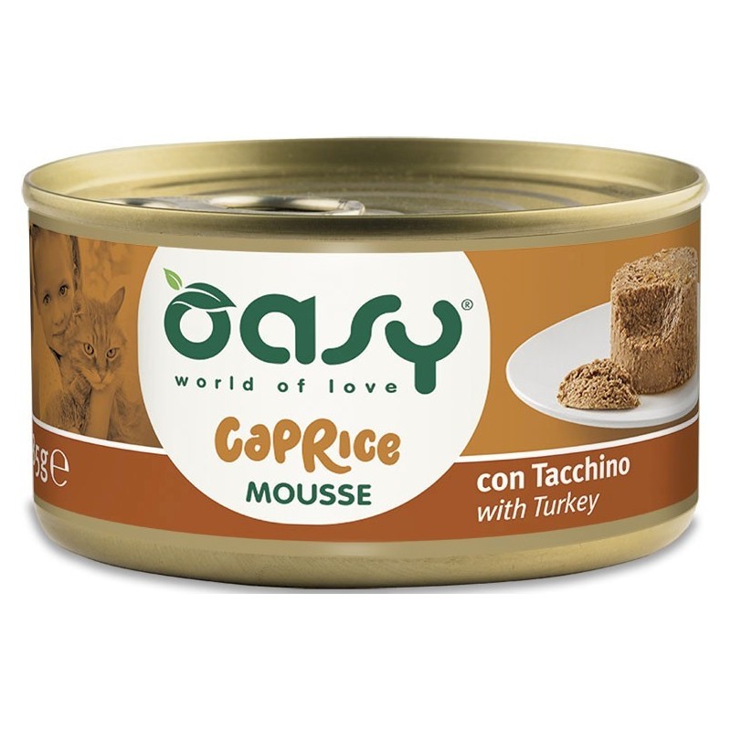 OASY Kot Mousse - z indykiem 85g (puszka)