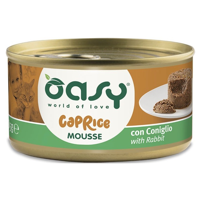 OASY Kot Mousse - z królikiem 85g (puszka)