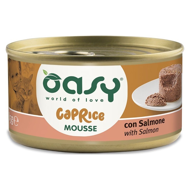 OASY Kot Mousse - z łososiem 85g (puszka)