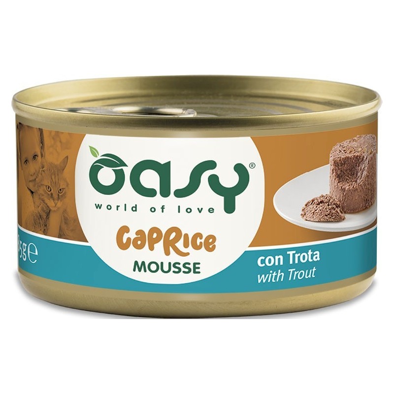 OASY Kot Mousse - z pstrągiem 85g (puszka)