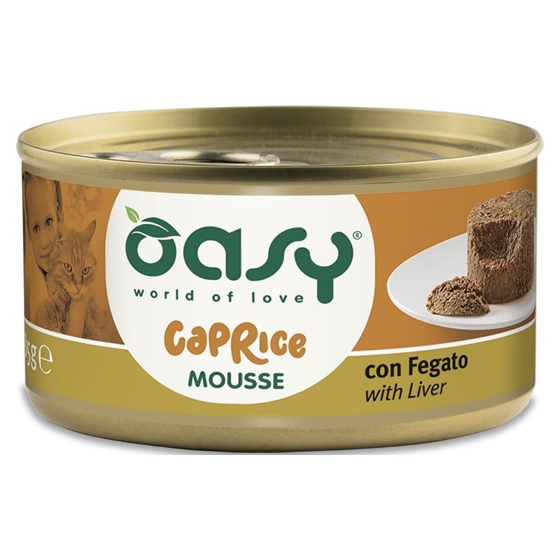 OASY Kot Mousse - z wątróbką 85g (puszka)