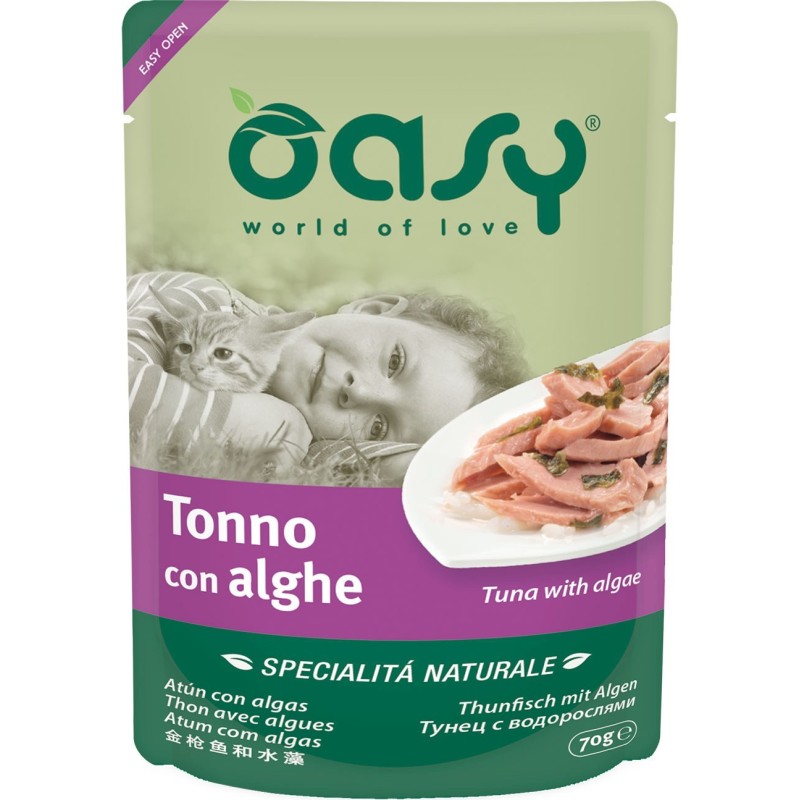 OASY Kot Tuńczyk z algami 70g (saszetka)