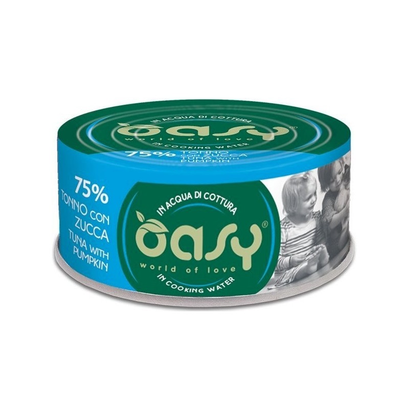 OASY Kot Tuńczyk z dynią 70g (puszka)