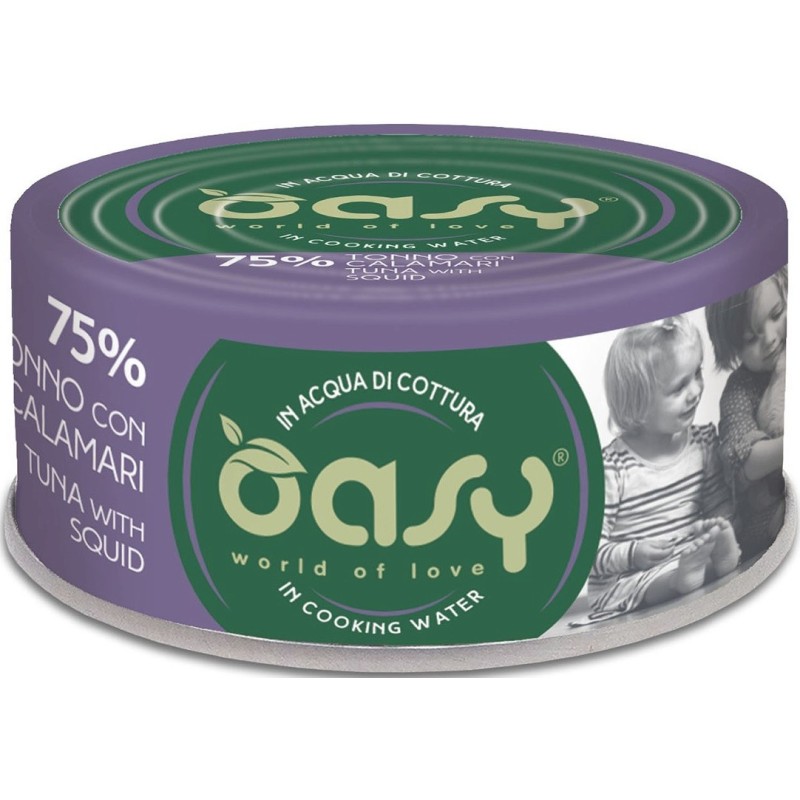 OASY Kot Tuńczyk z kalmarami 70g (puszka)