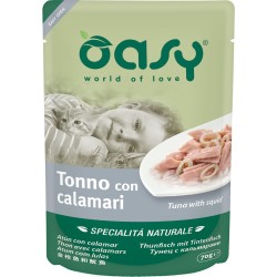 OASY Kot Tuńczyk z kalmarami 70g (saszetka)