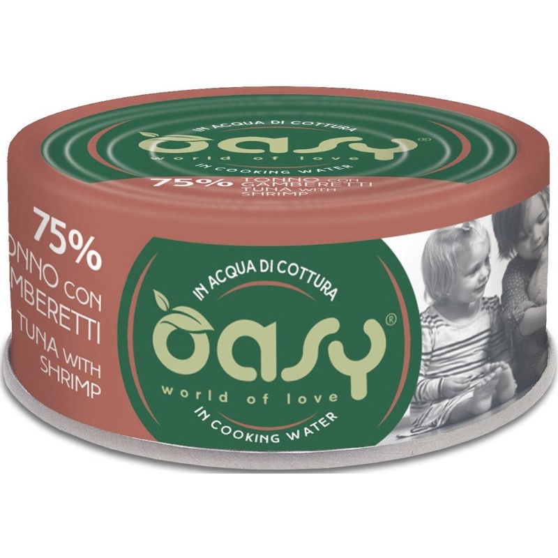 OASY Kot Tuńczyk z krewetkami 70g (puszka)