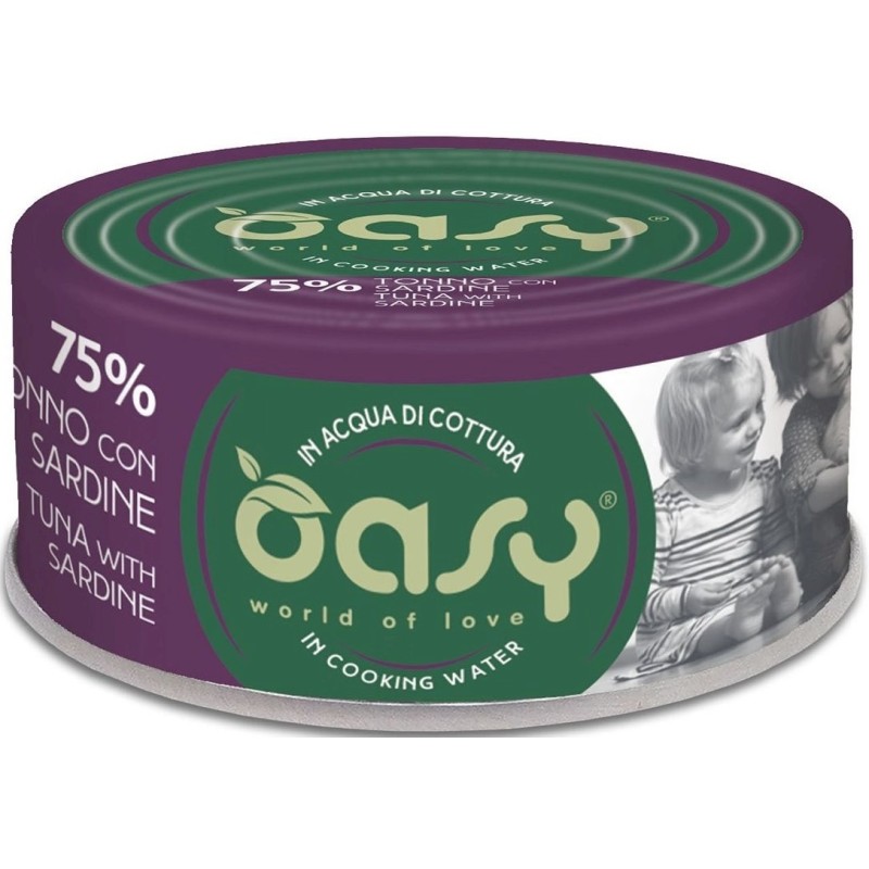 OASY Kot Tuńczyk z sardynkami 70g (puszka)