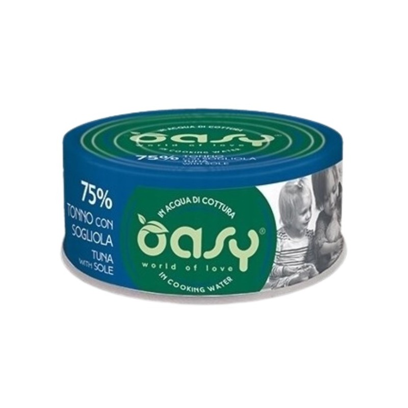 OASY Kot Tuńczyk z solą 70g (puszka)