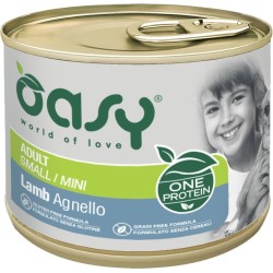 OASY Pies Adult S/Mini - Jagnięcina 200g (puszka)