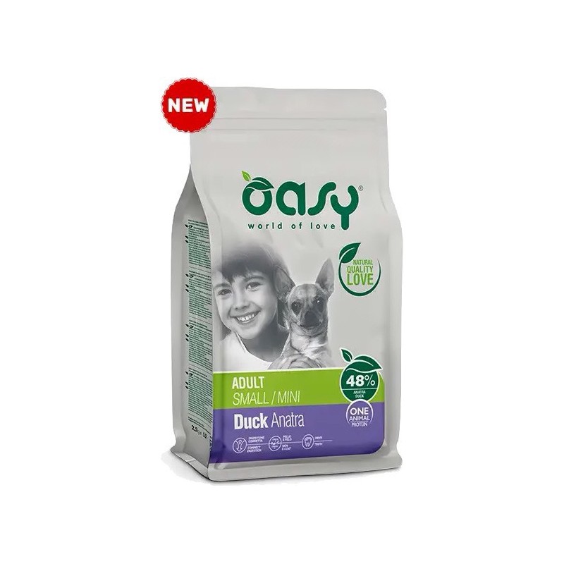 OASY Pies Adult S/Mini - Kaczka 2,5 kg