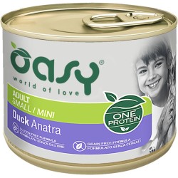 OASY Pies Adult S/Mini - Kaczka 200g (puszka)