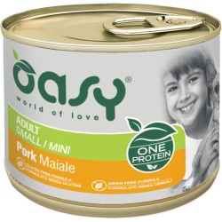 OASY Pies Adult S/Mini - Wieprzowina 200g (puszka)