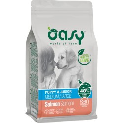 OASY Pies Puppy and Junior M/L - Łosoś 2,5 kg