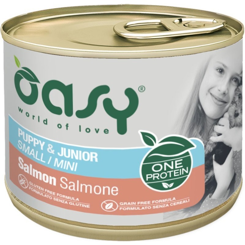 OASY Pies Puppy S/Mini - Łosoś 200g (puszka)