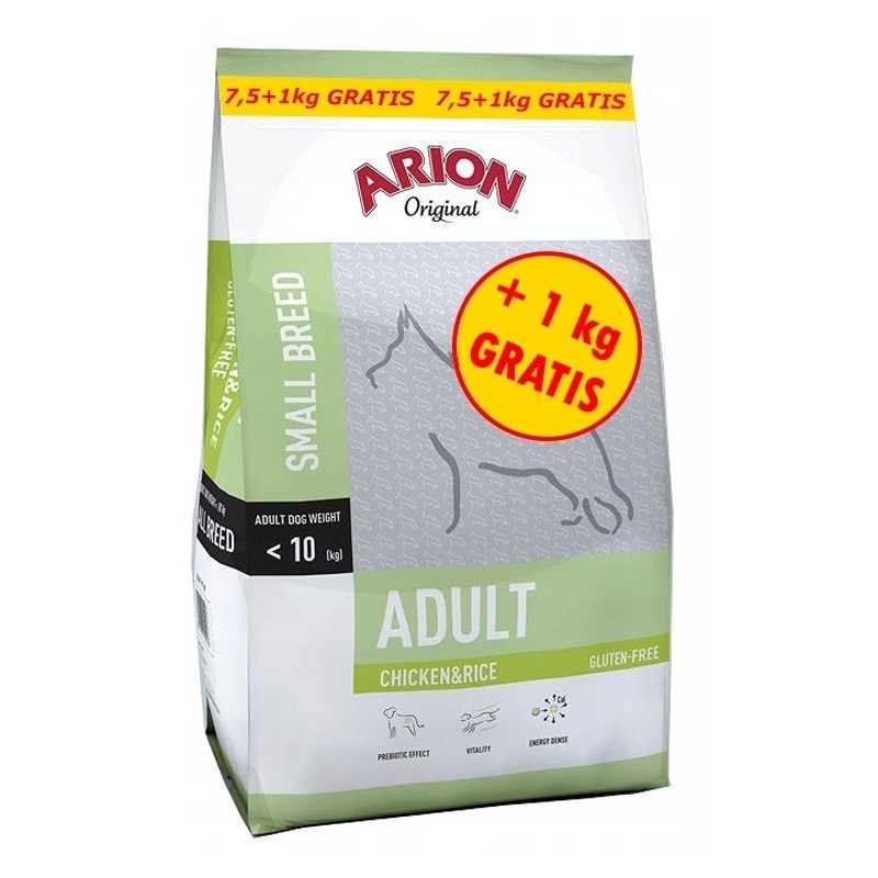 ARION Original Chicken and Rice Adult Small 7.5kg + 1kg GRATIS!