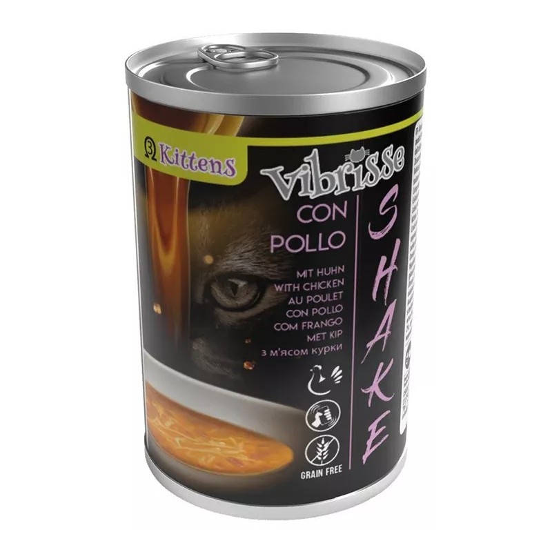 VIBRISSE Shake Kitten - Kurczak Omega-3 135g