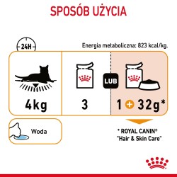 ROYAL CANIN Hair & Skin Care karma mokra w galaretce dla kotów dorosłych, lśniąca sierść i zdrowa skóra 24x 85g