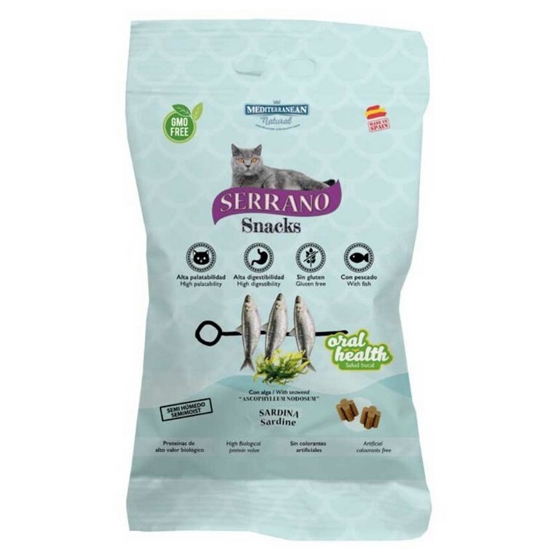 SERRANO Snack kot Oral Care Sardynka 50g