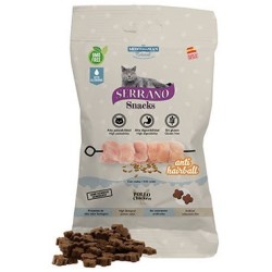 SERRANO Snack kot - anti hairball kurczak 50g