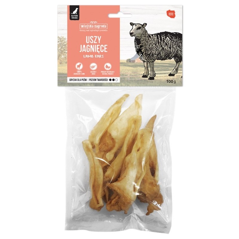 WIEJSKA ZAGRODA Uszy Jagnięce 100g