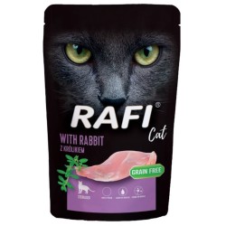 DOLINA NOTECI RAFI Cat z Królikiem Sterilised (saszetka) 100g