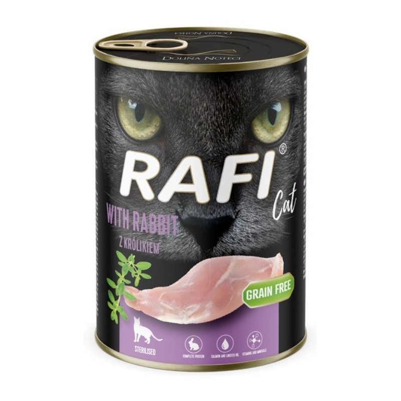 DOLINA NOTECI RAFI Cat z Królikiem Sterilised 400g