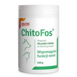 DOLFOS Chitofos - Suplement diety dla psów i kotów wspomagający funkcje nerek 150g
