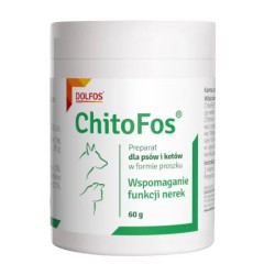 DOLFOS Chitofos - Suplement diety dla psów i kotów wspomagający funkcje nerek 60g