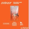 SCHESIR CAT Senior Silver Mousse Salmon and chicken 80g (saszetka)