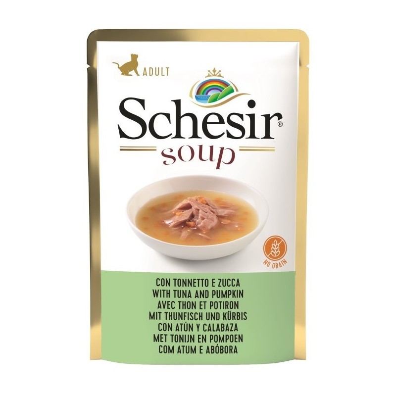 SCHESIR Cat Zupa z tuńczykiem i dynią 85g (saszetka)