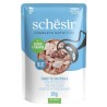 SCHESIR CAT Tuna fillet with seabrass in jelly 85g (saszetka)