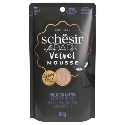 SCHESIR CAT After Dark Velvet Mousse Chicken with Duck 80g (saszetka)