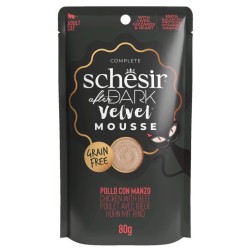 SCHESIR CAT After Dark Velvet Mousse Chicken with Beef  80g (saszetka)