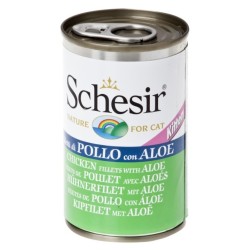 SCHESIR Kitten Filet z kurczaka z aloesem w galaretce 140g (puszka)