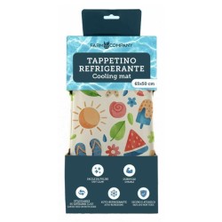 FARM COMPANY Mata Chłodząca - Pomarańczowa z klapkami 40 x 30 cm