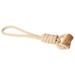 DINGO Gryzak z drewna kawowego na sznurze LASSO 39 cm