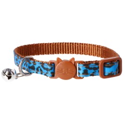 DINGO Komplet obroży dla kota (18-28 cm) 3 szt. LEOPARD