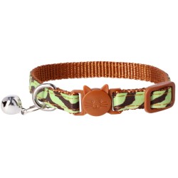 DINGO Komplet obroży dla kota (18-28 cm) 3 szt. LEOPARD