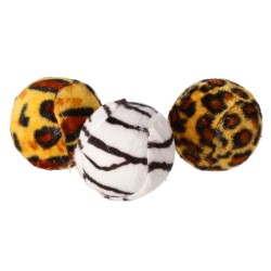 DINGO Piłka Kocia Dżungla 3szt. (4 cm)