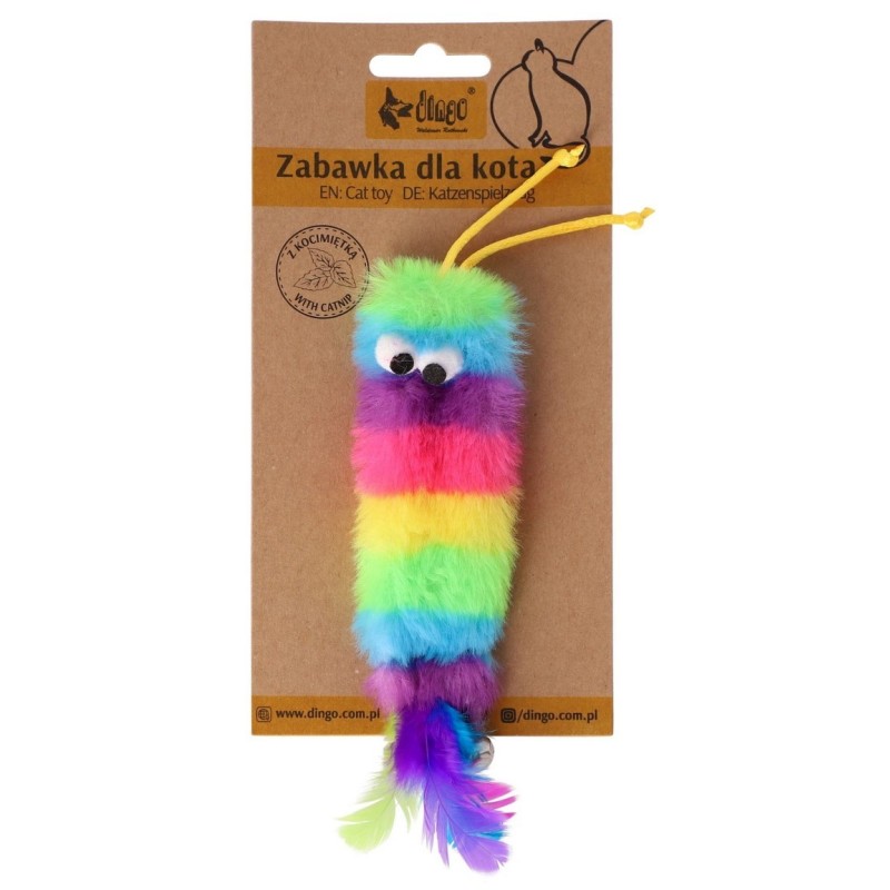 DINGO Zabawka dla kota Robak - Worm 15 cm