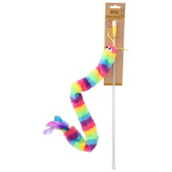 DINGO Wędka dla kota WORM (45 cm + 50 cm)