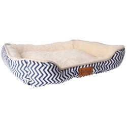 DINGO Legowisko prostokątne dla zwierząt (60 x 50 x 12 cm) ZYGZAK