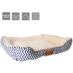 DINGO Legowisko prostokątne dla zwierząt (60 x 50 x 12 cm) ZYGZAK