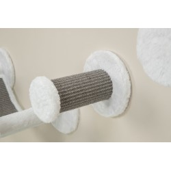 TRIXIE Zestaw ścienny dla kota 4 elementy - biały/szary